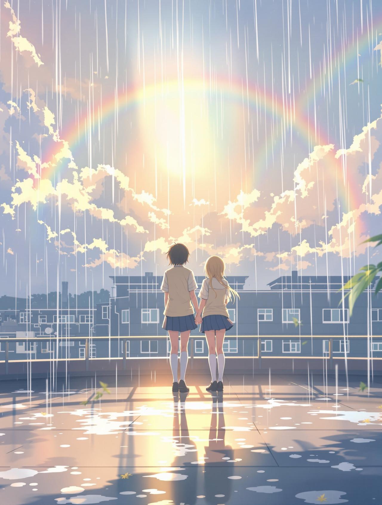 快看动漫热播番剧《雨后晴空》封面 - 青春 / 治愈,评分9.3
